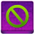 Pink Stop Coloured Icon