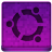 Pink Ubuntu Icon 48x48 png