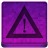 Pink Warning Icon
