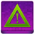Pink Warning Coloured Icon