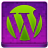 Pink WordPress Coloured Icon 48x48 png