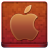 Red Apple Coloured Icon 48x48 png
