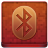 Red Bluetooth Coloured Icon