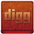 Red Digg Coloured Icon 48x48 png