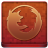 Red Firefox Coloured Icon 48x48 png
