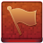 Red Flag Coloured Icon
