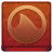 Red Grooveshark Coloured Icon