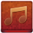 Red Music Coloured Icon