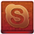 Red Skype Coloured Icon 48x48 png
