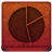 Red Statistics Round Icon 48x48 png