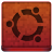 Red Ubuntu Icon 48x48 png