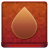 Red Water Drop Coloured Icon