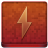Red Winamp Coloured Icon 48x48 png
