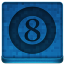 Blue 8Ball Icon 64x64 png