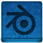 Blue Blender Icon 64x64 png