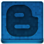 Blue Blogger Icon 64x64 png