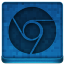 Blue Chrome Icon 64x64 png