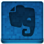 Blue Evernote Icon 64x64 png