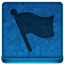 Blue Flag Icon 64x64 png