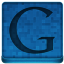 Blue Google Icon 64x64 png