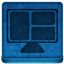 Blue LCD Icon 64x64 png