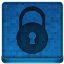Blue Lock Icon 64x64 png