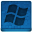 Blue Microsoft Icon 64x64 png