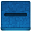 Blue Minus Icon 64x64 png