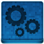 Blue Options Icon 64x64 png