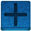 Blue Plus Icon 64x64 png