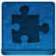 Blue Puzzle Icon 64x64 png