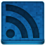 Blue RSS Icon 64x64 png