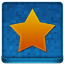 Blue Star Coloured Icon 64x64 png