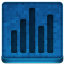 Blue Statistics Icon 64x64 png