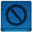 Blue Stop Icon 64x64 png