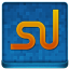 Blue Stumble Upon Coloured Icon 64x64 png