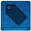 Blue Tag Icon 64x64 png