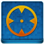 Blue Target Coloured Icon 64x64 png