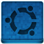 Blue Ubuntu Icon 64x64 png