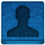 Blue User Icon 64x64 png