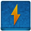Blue Winamp Coloured Icon 64x64 png