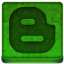 Green Blogger Icon 64x64 png