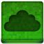 Green Cloud Icon 64x64 png
