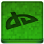 Green deviantART Icon 64x64 png