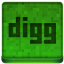 Green Digg Icon 64x64 png
