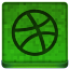 Green Dribbble Icon 64x64 png