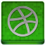 Green Dribbble Coloured Icon 64x64 png