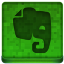 Green Evernote Icon 64x64 png