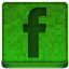 Green Facebook Icon 64x64 png