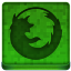 Green Firefox Icon 64x64 png
